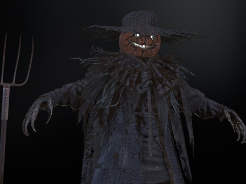 ScarecrowPumpkinHead 3D Модель