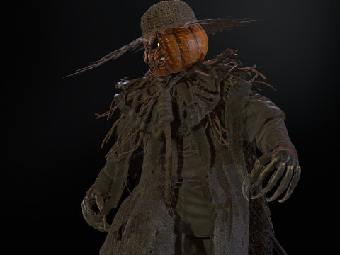 ScarecrowPumpkinHead 3D Модель