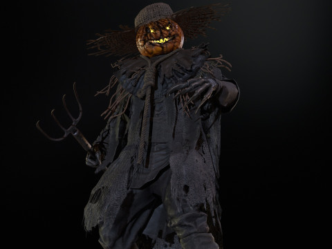ScarecrowPumpkinHead 3D Модель