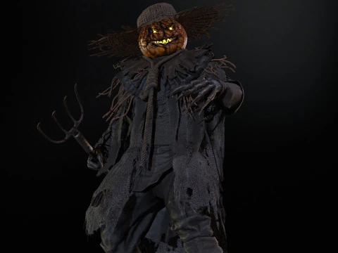 ScarecrowPumpkinHead 3D Model