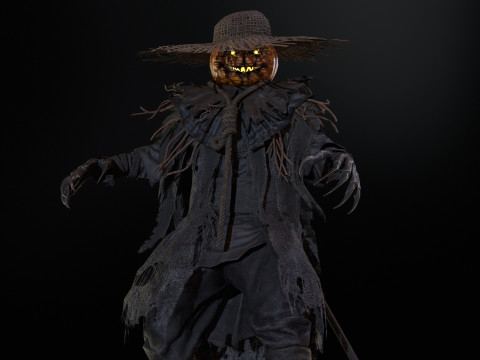 ScarecrowPumpkinHead 3D Модель