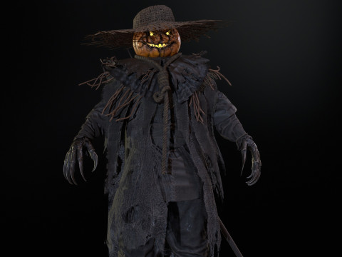 ScarecrowPumpkinHead 3D Модель