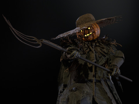 ScarecrowPumpkinHead 3D Модель