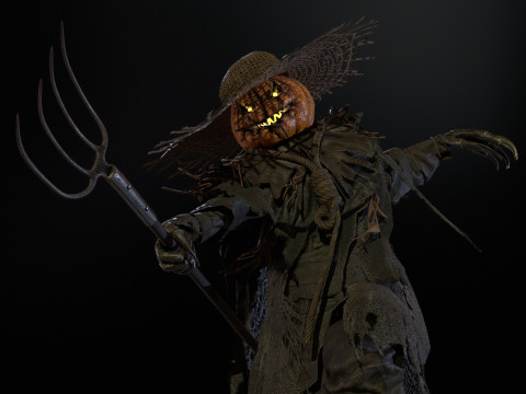 ScarecrowPumpkinHead 3D Модель