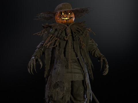 ScarecrowPumpkinHead 3D Модель