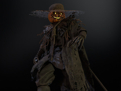 ScarecrowPumpkinHead 3D Модель