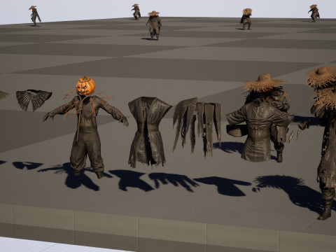 ScarecrowPumpkinHead 3D Модель