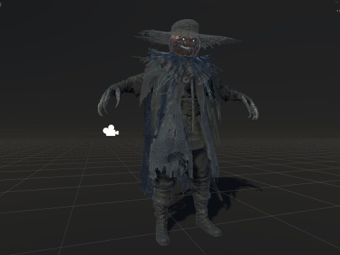 ScarecrowPumpkinHead 3D Модель
