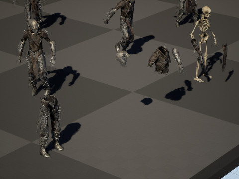 Skeleton2 3Dモデル