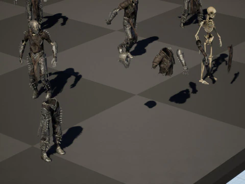 Scheletro2 Modello 3D