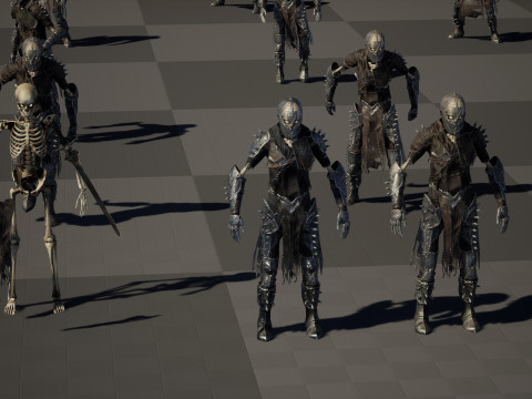 Skeleton2 3Dモデル