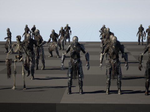 Skeleton2 3Dモデル