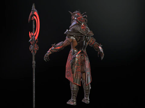 Egyptian Gods Anubis 3D Model