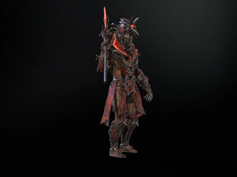 Egyptian Gods Anubis 3D Model