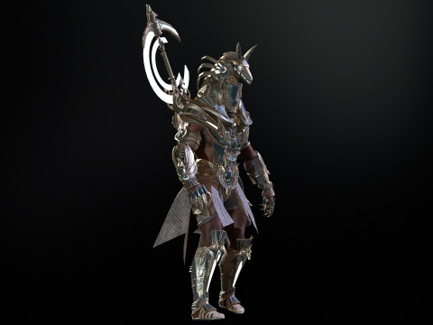 Egyptian Gods Anubis 3D मॉडल