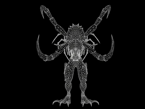 Mostro Granchio Modello 3D