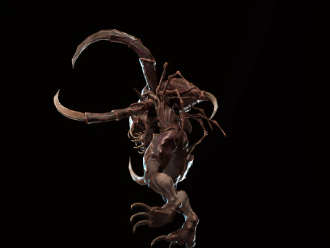 Mostro Granchio Modello 3D