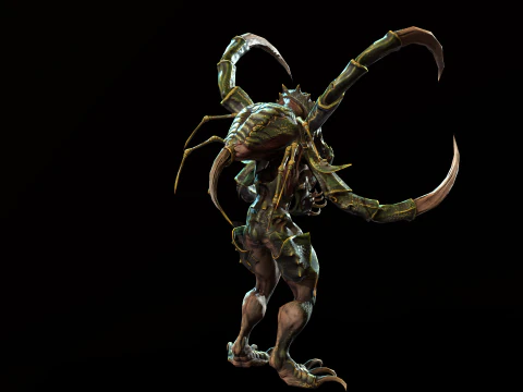 Mostro Granchio Modello 3D