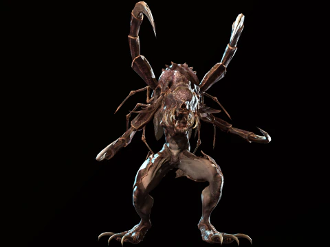 Mostro Granchio Modello 3D