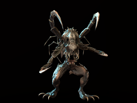 Meduse Gar 3D Model