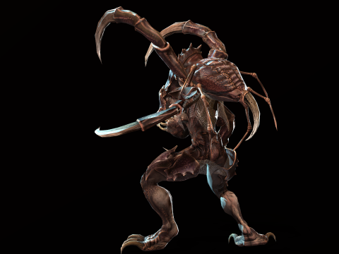 Meduse Gar 3D Model