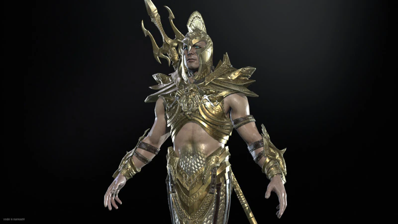 Atlante Modelo 3D .c4d .max .obj .3ds .fbx .stl .blend 