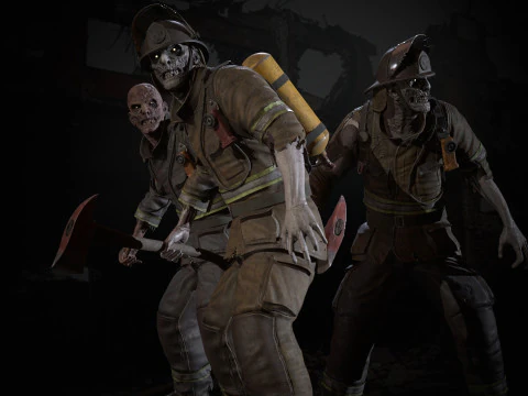 ZombieFirefighter 3D Model