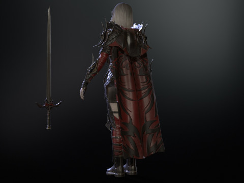 Knight Girl Model 3D
