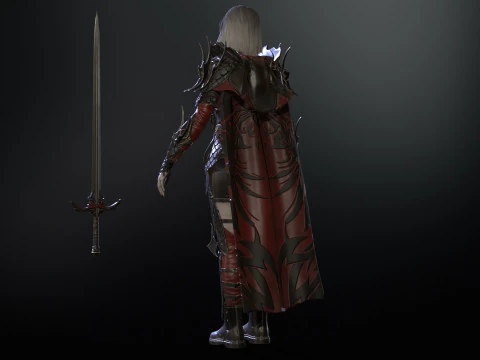 Knight Girl 3D Model