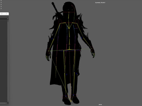 Knight Girl Model 3D
