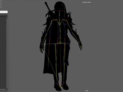 Knight Girl 3D Model