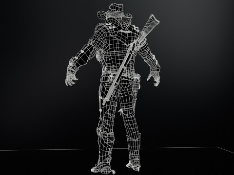 Hellish sherif remaster 3D Model