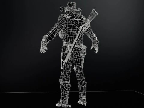 Hellish sherif remaster 3D Model