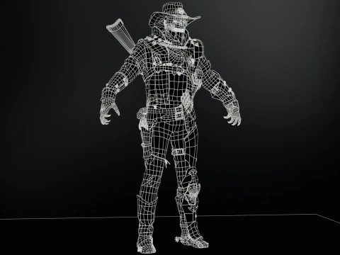 Hellish sherif remaster 3D Model