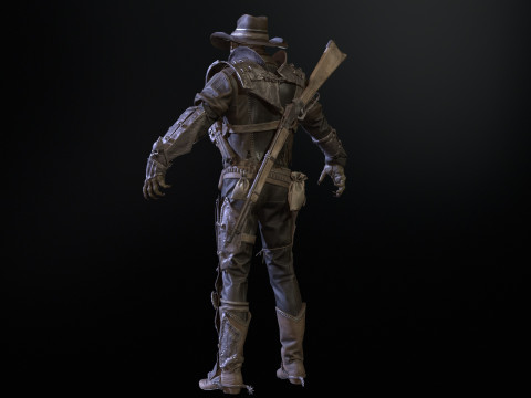 Hellish sherif remaster 3D Model