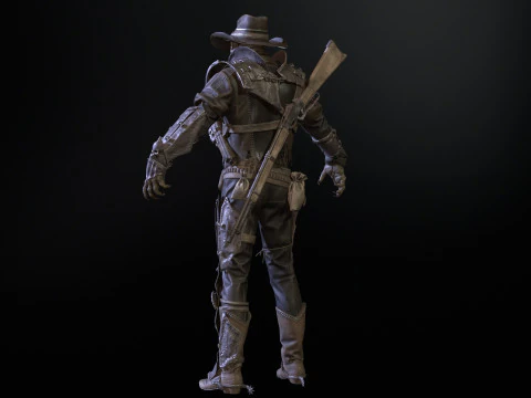 Hellish sherif remaster 3D Model