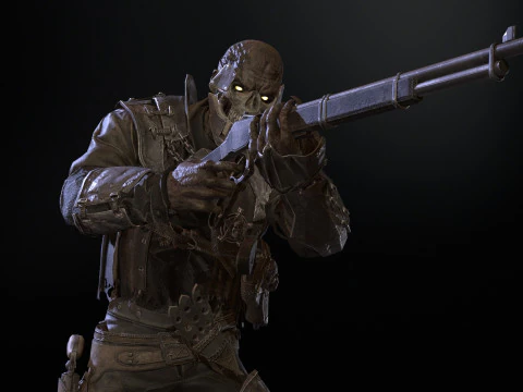 Hellish sherif remaster 3D Model