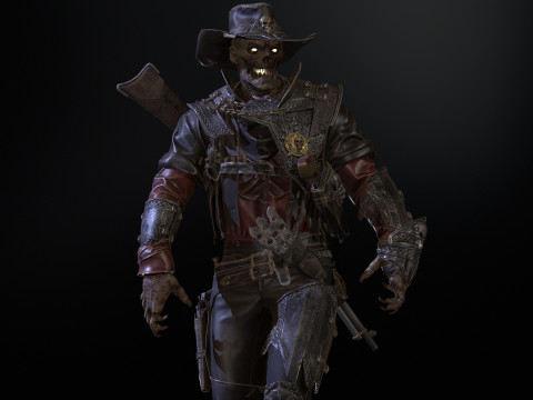 Hellish sherif remaster 3D Model
