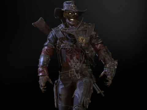 Hellish sherif remaster 3D Model