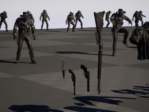 Hellish sherif remaster 3D Model