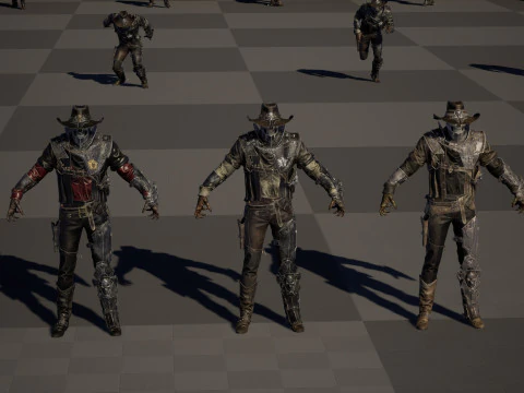 Hellish sherif remaster 3D Model