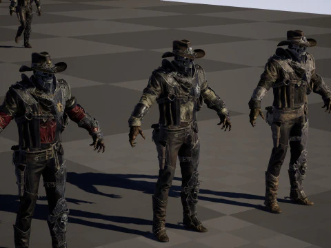 Hellish sherif remaster 3D Model