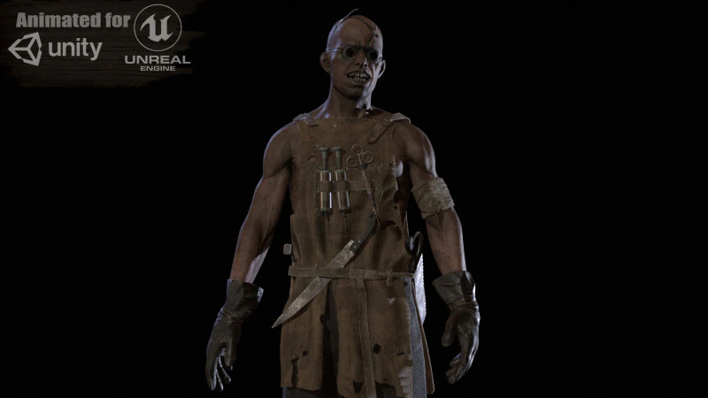 Mania Doctor 3D Model .c4d .max .obj .3ds .fbx .stl .blend 