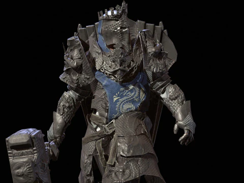 Paladin 3D Model