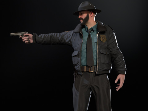 CleanSherif Modello 3D