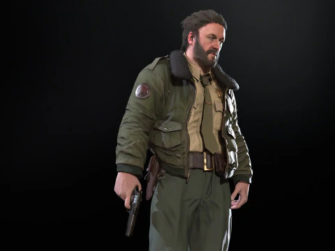 清洁警长 3D 模型