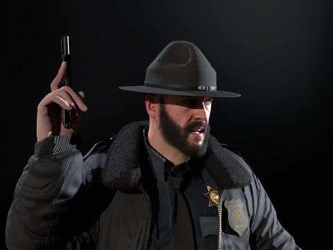 CleanSherif Modello 3D