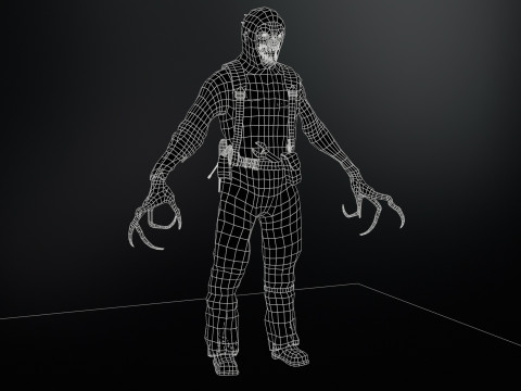 SuperZombie4 3D 모델