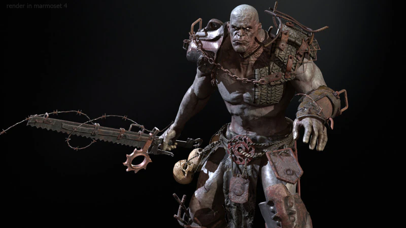 SuperZombie5 3D Model .c4d .max .obj .3ds .fbx .stl .blend 