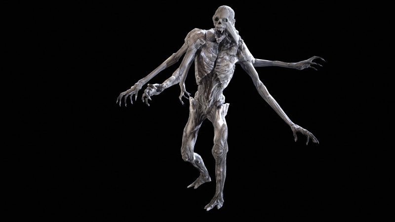 Necromutant4 3D Модель .c4d .max .obj .3ds .fbx .stl .blend 
